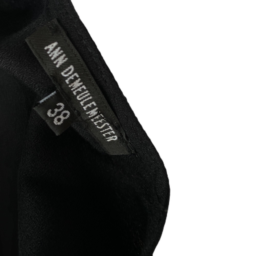 Black Ann Demeulemeester Asymmetrical Dress - Picture 4 of 5